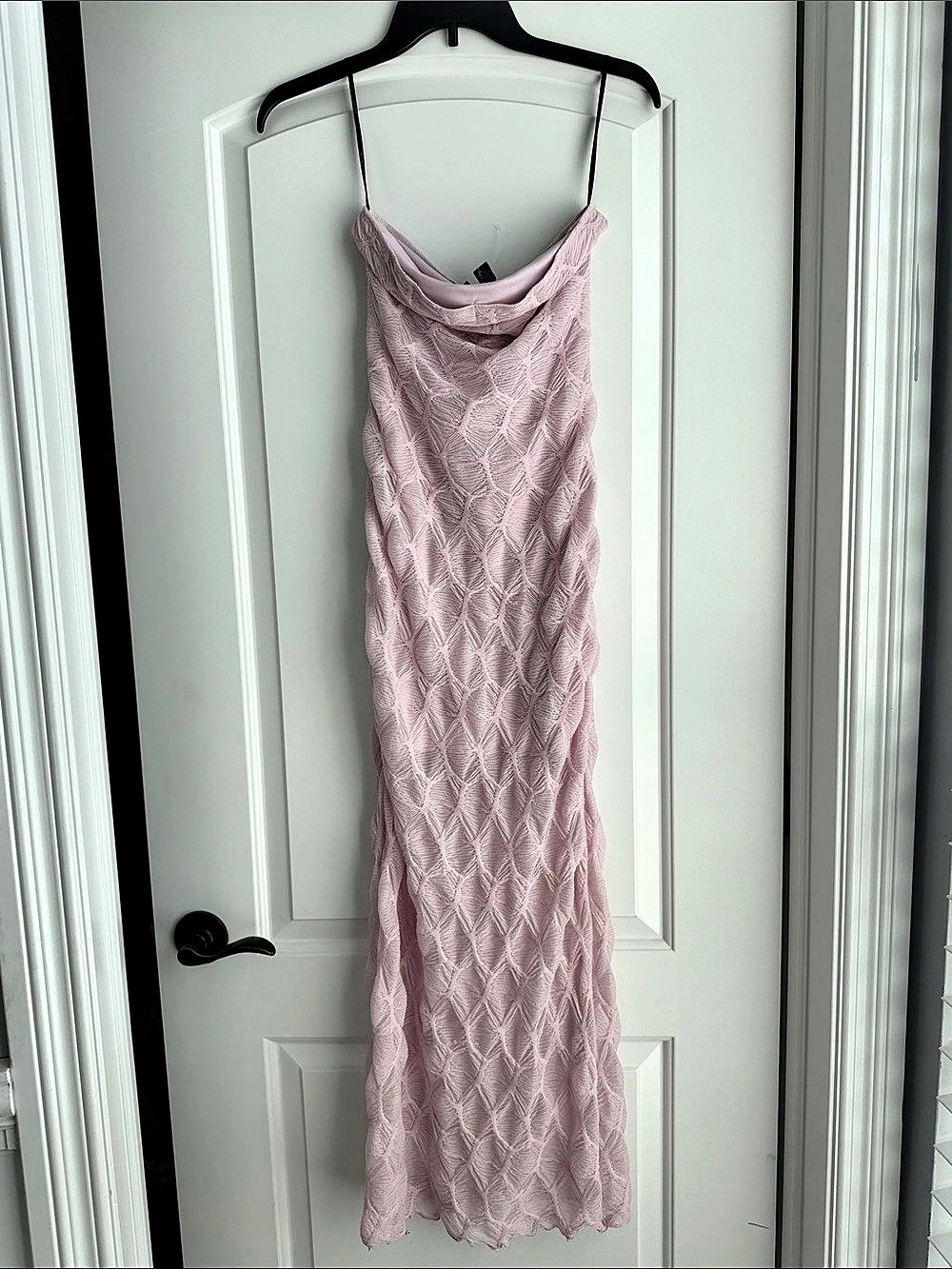 Forever 21 Pink Geometric Maxi Dress Size Small Like New